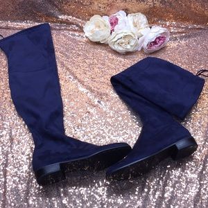 Marc Fisher Blue Over the Knee Boots